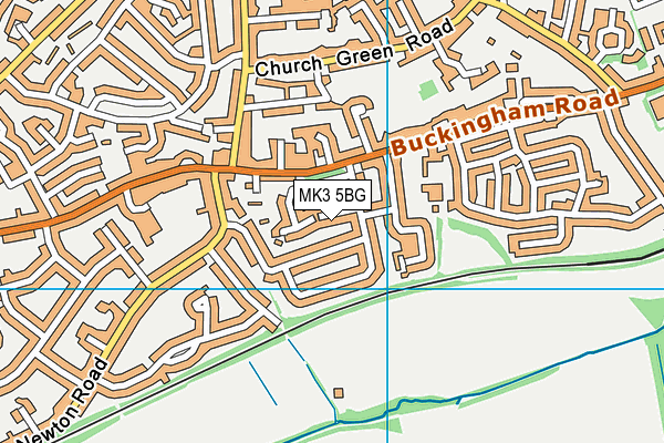 MK3 5BG map - OS VectorMap District (Ordnance Survey) MK3 5BG map - OS VectorMap District (Ordnance Survey)