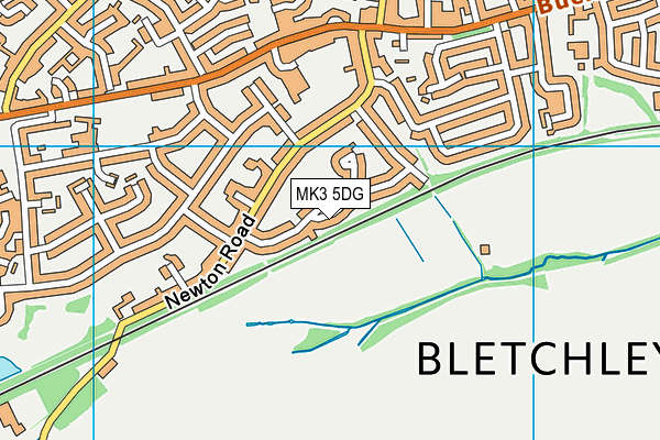 MK3 5DG map - OS VectorMap District (Ordnance Survey) MK3 5DG map - OS VectorMap District (Ordnance Survey)