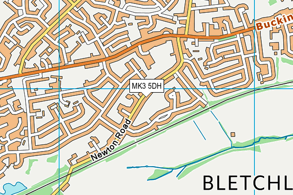 MK3 5DH map - OS VectorMap District (Ordnance Survey) MK3 5DH map - OS VectorMap District (Ordnance Survey)