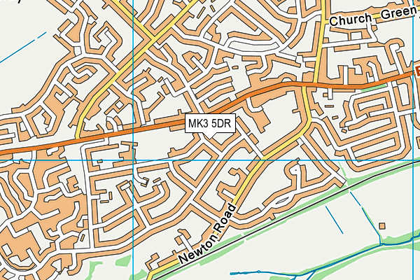 MK3 5DR map - OS VectorMap District (Ordnance Survey) MK3 5DR map - OS VectorMap District (Ordnance Survey)