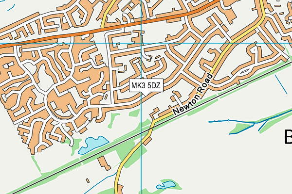 MK3 5DZ map - OS VectorMap District (Ordnance Survey) MK3 5DZ map - OS VectorMap District (Ordnance Survey)
