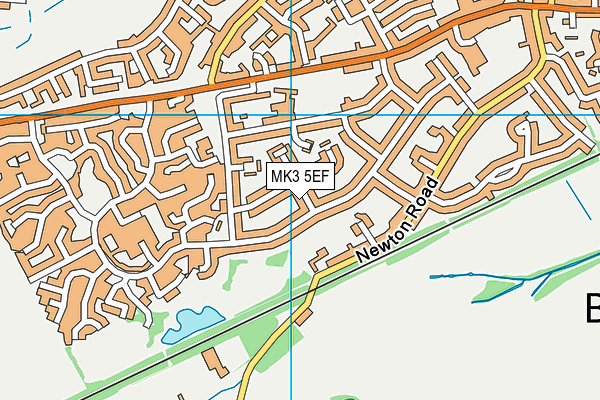 MK3 5EF map - OS VectorMap District (Ordnance Survey) MK3 5EF map - OS VectorMap District (Ordnance Survey)