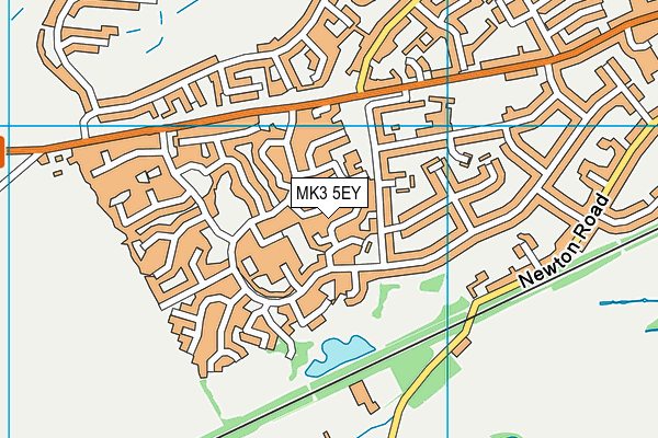 MK3 5EY map - OS VectorMap District (Ordnance Survey) MK3 5EY map - OS VectorMap District (Ordnance Survey)
