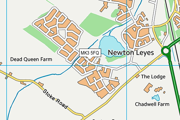 MK3 5FQ map - OS VectorMap District (Ordnance Survey) MK3 5FQ map - OS VectorMap District (Ordnance Survey)