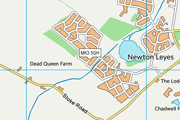 MK3 5GH map - OS VectorMap District (Ordnance Survey) MK3 5GH map - OS VectorMap District (Ordnance Survey)