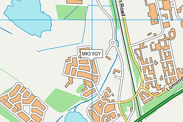 MK3 5GY map - OS VectorMap District (Ordnance Survey) MK3 5GY map - OS VectorMap District (Ordnance Survey)