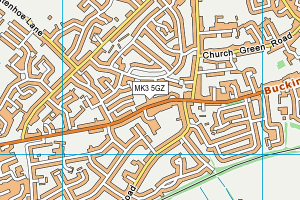 MK3 5GZ map - OS VectorMap District (Ordnance Survey) MK3 5GZ map - OS VectorMap District (Ordnance Survey)