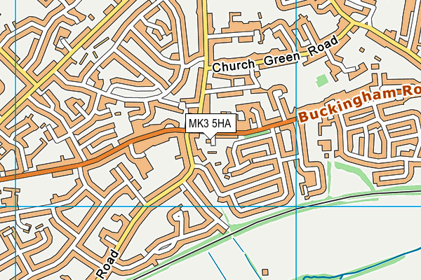 MK3 5HA map - OS VectorMap District (Ordnance Survey) MK3 5HA map - OS VectorMap District (Ordnance Survey)