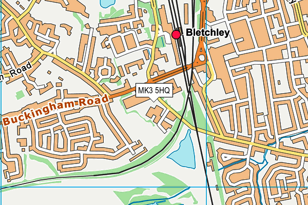 MK3 5HQ map - OS VectorMap District (Ordnance Survey) MK3 5HQ map - OS VectorMap District (Ordnance Survey)