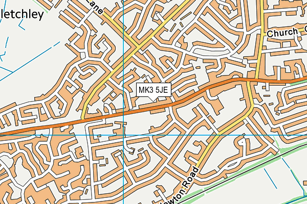 MK3 5JE map - OS VectorMap District (Ordnance Survey) MK3 5JE map - OS VectorMap District (Ordnance Survey)