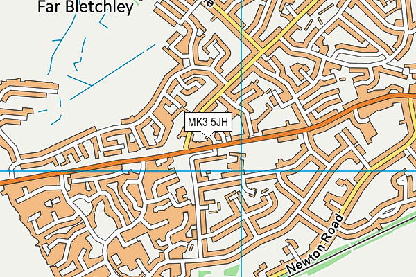 MK3 5JH map - OS VectorMap District (Ordnance Survey) MK3 5JH map - OS VectorMap District (Ordnance Survey)