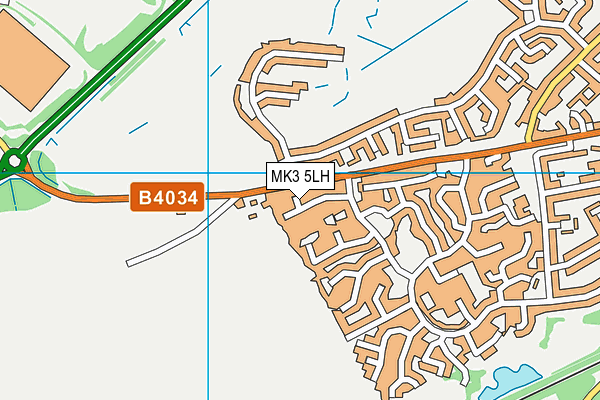 MK3 5LH map - OS VectorMap District (Ordnance Survey) MK3 5LH map - OS VectorMap District (Ordnance Survey)
