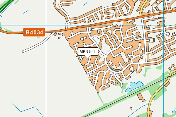 MK3 5LT map - OS VectorMap District (Ordnance Survey) MK3 5LT map - OS VectorMap District (Ordnance Survey)