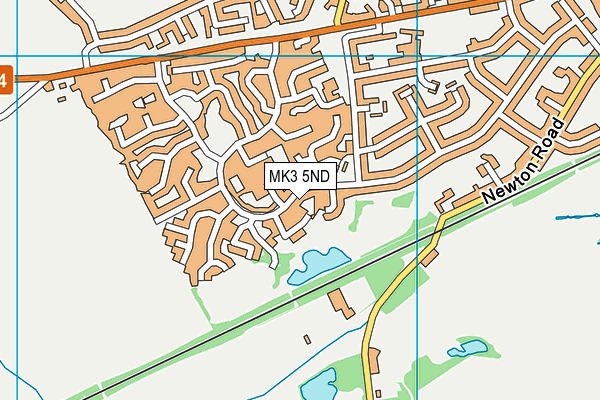 MK3 5ND map - OS VectorMap District (Ordnance Survey) MK3 5ND map - OS VectorMap District (Ordnance Survey)