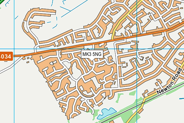 MK3 5NG map - OS VectorMap District (Ordnance Survey) MK3 5NG map - OS VectorMap District (Ordnance Survey)