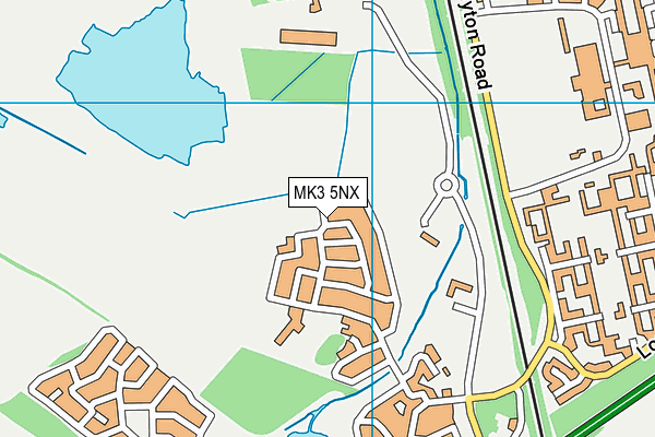 MK3 5NX map - OS VectorMap District (Ordnance Survey) MK3 5NX map - OS VectorMap District (Ordnance Survey)