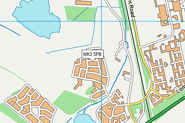 MK3 5PB map - OS VectorMap District (Ordnance Survey) MK3 5PB map - OS VectorMap District (Ordnance Survey)