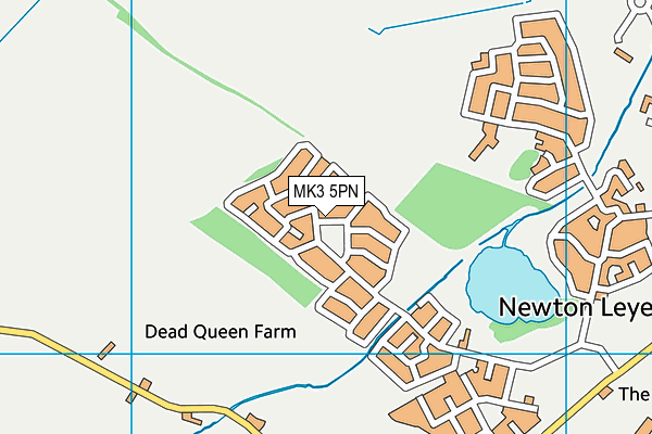MK3 5PN map - OS VectorMap District (Ordnance Survey) MK3 5PN map - OS VectorMap District (Ordnance Survey)