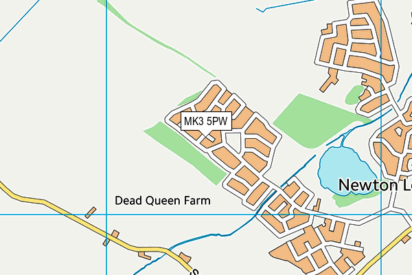 MK3 5PW map - OS VectorMap District (Ordnance Survey) MK3 5PW map - OS VectorMap District (Ordnance Survey)