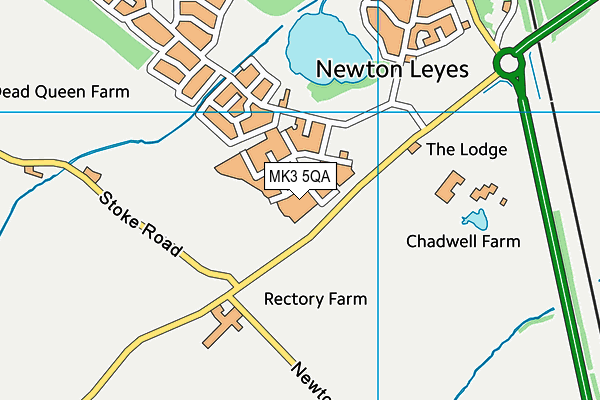 MK3 5QA map - OS VectorMap District (Ordnance Survey) MK3 5QA map - OS VectorMap District (Ordnance Survey)