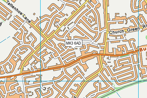 MK3 6AD map - OS VectorMap District (Ordnance Survey) MK3 6AD map - OS VectorMap District (Ordnance Survey)