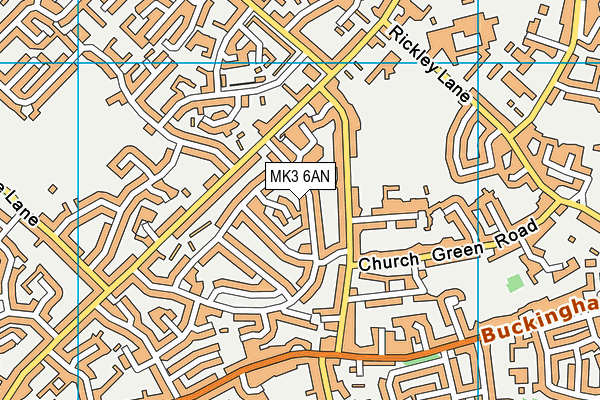 MK3 6AN map - OS VectorMap District (Ordnance Survey) MK3 6AN map - OS VectorMap District (Ordnance Survey)