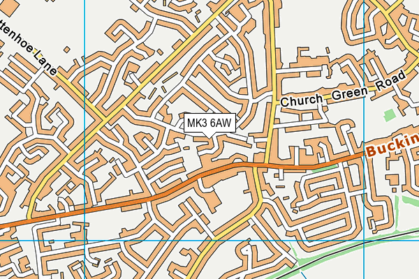 MK3 6AW map - OS VectorMap District (Ordnance Survey) MK3 6AW map - OS VectorMap District (Ordnance Survey)