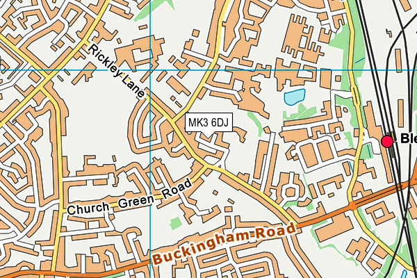 MK3 6DJ map - OS VectorMap District (Ordnance Survey) MK3 6DJ map - OS VectorMap District (Ordnance Survey)