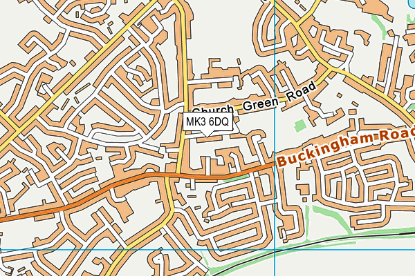 MK3 6DQ map - OS VectorMap District (Ordnance Survey) MK3 6DQ map - OS VectorMap District (Ordnance Survey)