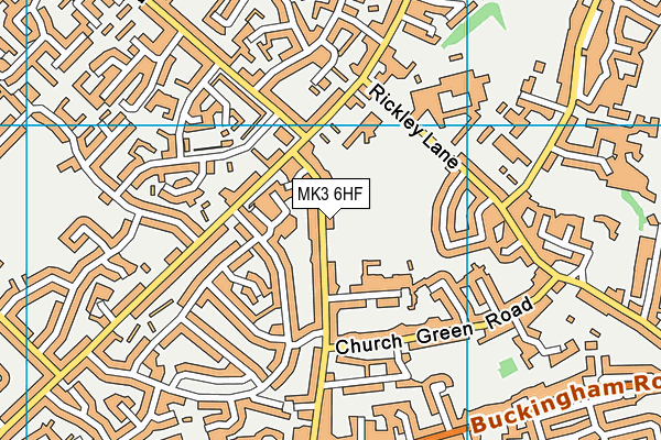MK3 6HF map - OS VectorMap District (Ordnance Survey) MK3 6HF map - OS VectorMap District (Ordnance Survey)