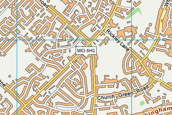 MK3 6HG map - OS VectorMap District (Ordnance Survey) MK3 6HG map - OS VectorMap District (Ordnance Survey)