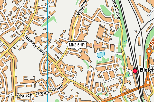 MK3 6HR map - OS VectorMap District (Ordnance Survey) MK3 6HR map - OS VectorMap District (Ordnance Survey)