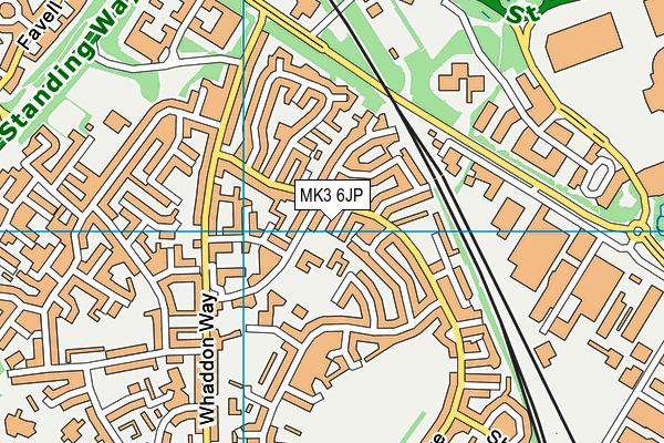 MK3 6JP map - OS VectorMap District (Ordnance Survey) MK3 6JP map - OS VectorMap District (Ordnance Survey)