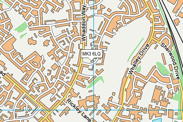 MK3 6LQ map - OS VectorMap District (Ordnance Survey) MK3 6LQ map - OS VectorMap District (Ordnance Survey)