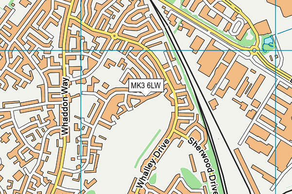 MK3 6LW map - OS VectorMap District (Ordnance Survey) MK3 6LW map - OS VectorMap District (Ordnance Survey)