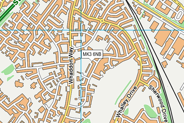 MK3 6NB map - OS VectorMap District (Ordnance Survey) MK3 6NB map - OS VectorMap District (Ordnance Survey)