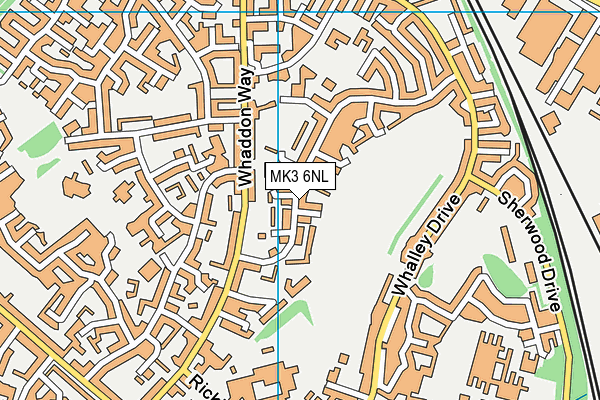 MK3 6NL map - OS VectorMap District (Ordnance Survey) MK3 6NL map - OS VectorMap District (Ordnance Survey)