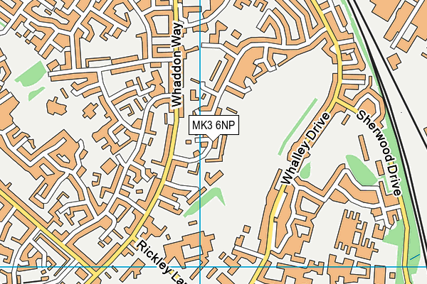 MK3 6NP map - OS VectorMap District (Ordnance Survey) MK3 6NP map - OS VectorMap District (Ordnance Survey)
