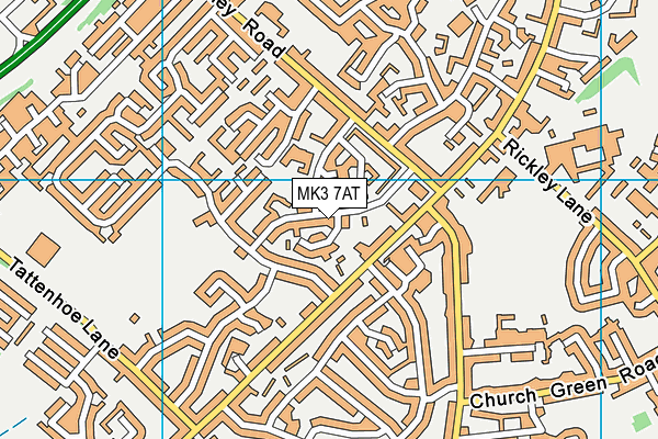 MK3 7AT map - OS VectorMap District (Ordnance Survey) MK3 7AT map - OS VectorMap District (Ordnance Survey)