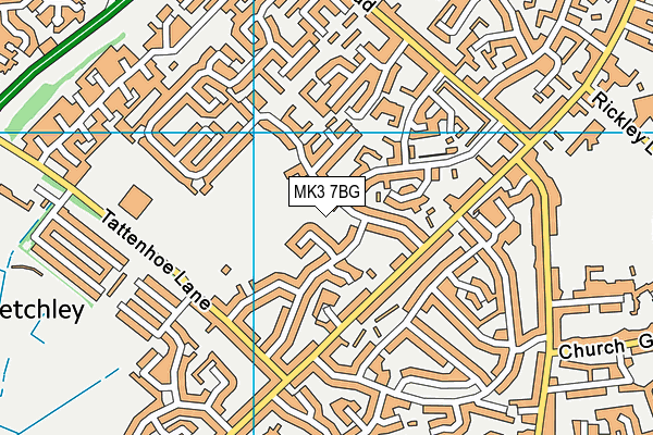 MK3 7BG map - OS VectorMap District (Ordnance Survey) MK3 7BG map - OS VectorMap District (Ordnance Survey)