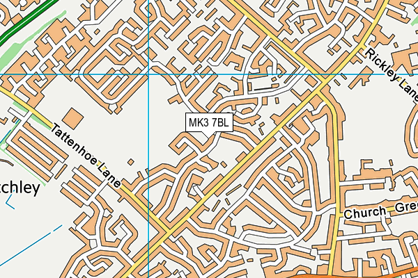 MK3 7BL map - OS VectorMap District (Ordnance Survey) MK3 7BL map - OS VectorMap District (Ordnance Survey)