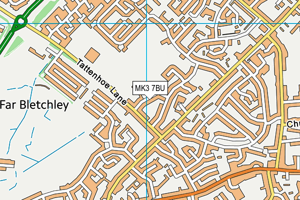 MK3 7BU map - OS VectorMap District (Ordnance Survey) MK3 7BU map - OS VectorMap District (Ordnance Survey)