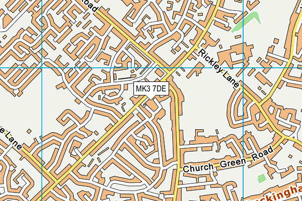 MK3 7DE map - OS VectorMap District (Ordnance Survey) MK3 7DE map - OS VectorMap District (Ordnance Survey)