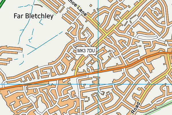 MK3 7DU map - OS VectorMap District (Ordnance Survey) MK3 7DU map - OS VectorMap District (Ordnance Survey)