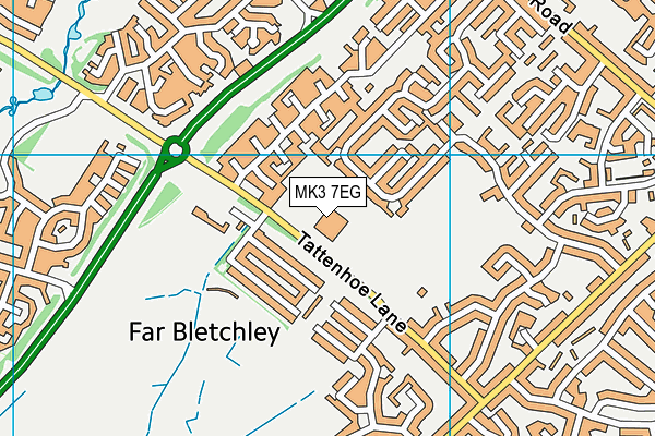 MK3 7EG map - OS VectorMap District (Ordnance Survey) MK3 7EG map - OS VectorMap District (Ordnance Survey)