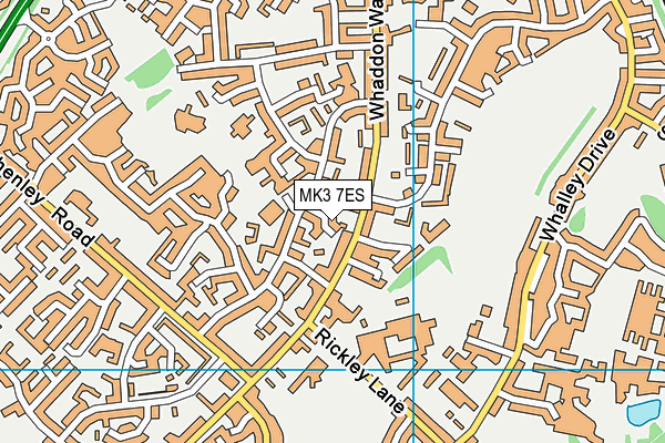MK3 7ES map - OS VectorMap District (Ordnance Survey) MK3 7ES map - OS VectorMap District (Ordnance Survey)