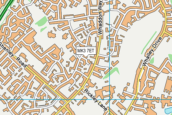 MK3 7ET map - OS VectorMap District (Ordnance Survey) MK3 7ET map - OS VectorMap District (Ordnance Survey)