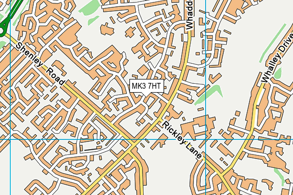 MK3 7HT map - OS VectorMap District (Ordnance Survey) MK3 7HT map - OS VectorMap District (Ordnance Survey)