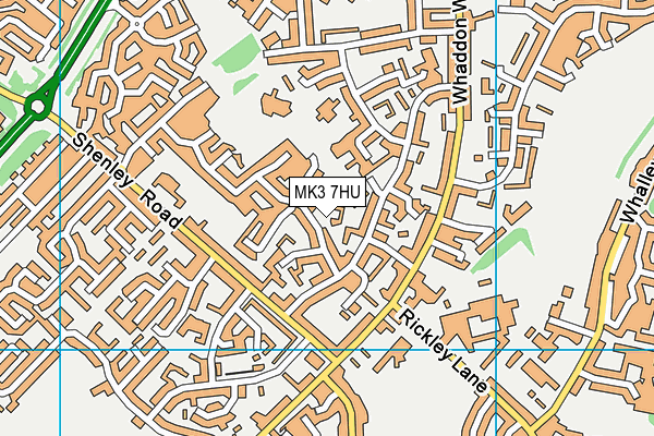 MK3 7HU map - OS VectorMap District (Ordnance Survey) MK3 7HU map - OS VectorMap District (Ordnance Survey)