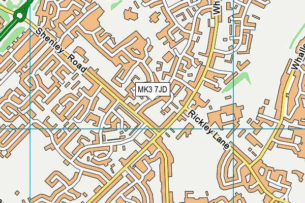 MK3 7JD map - OS VectorMap District (Ordnance Survey) MK3 7JD map - OS VectorMap District (Ordnance Survey)